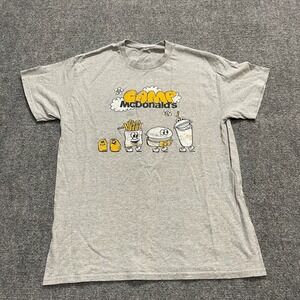 Vintage Grey Fruit of the Loom Camp McDonald's Employee T-Shirt